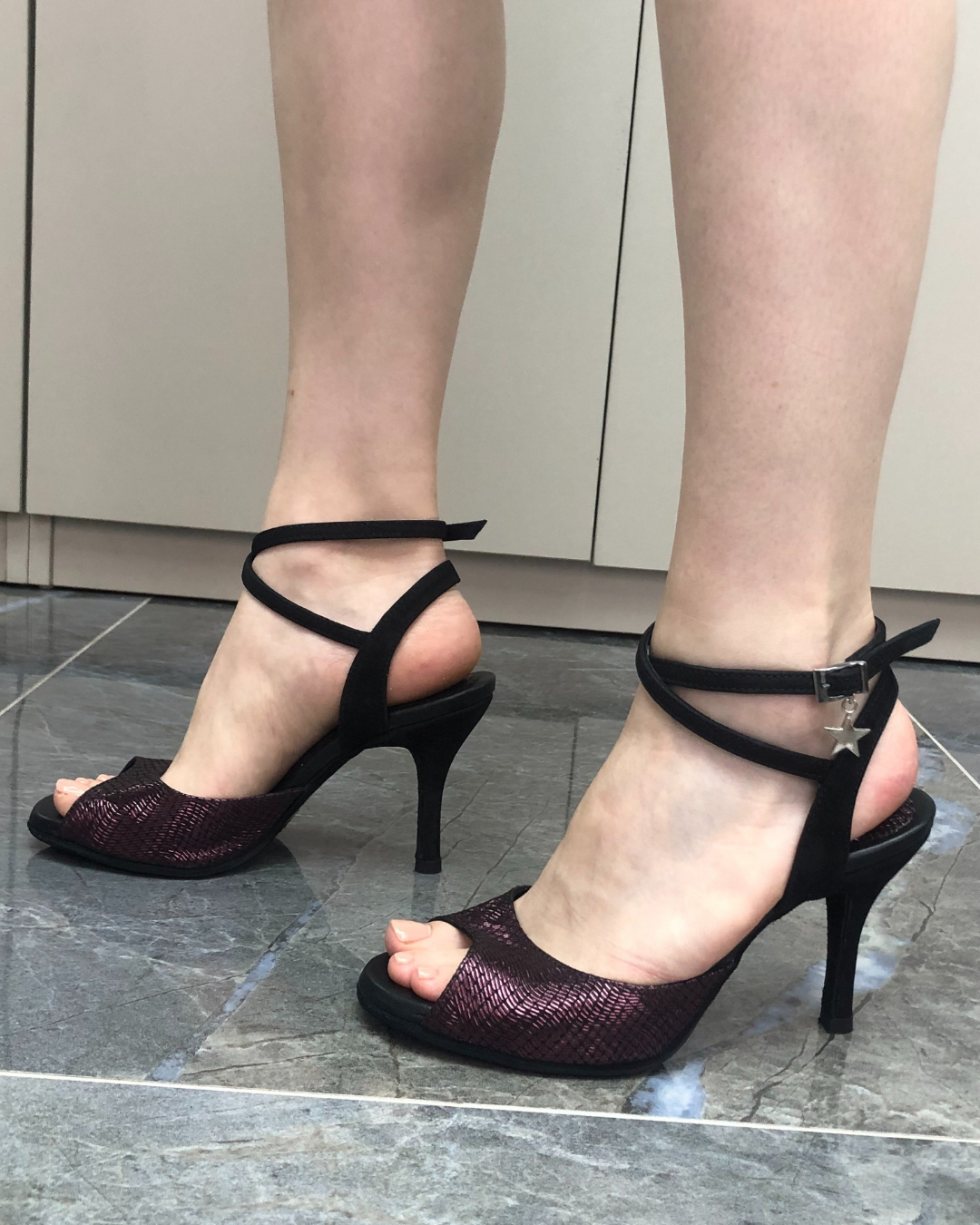 Aden %100 Deri El Yapımı Tango Dans Ayakkabısı