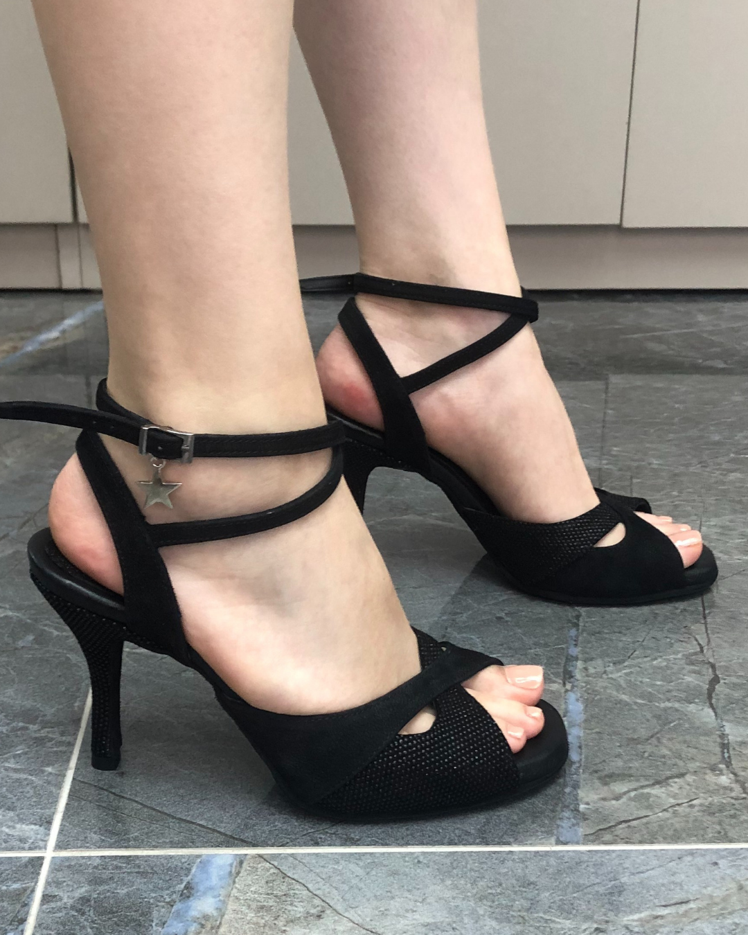 Vela %100 Deri El Yapımı Tango Dans Ayakkabısı