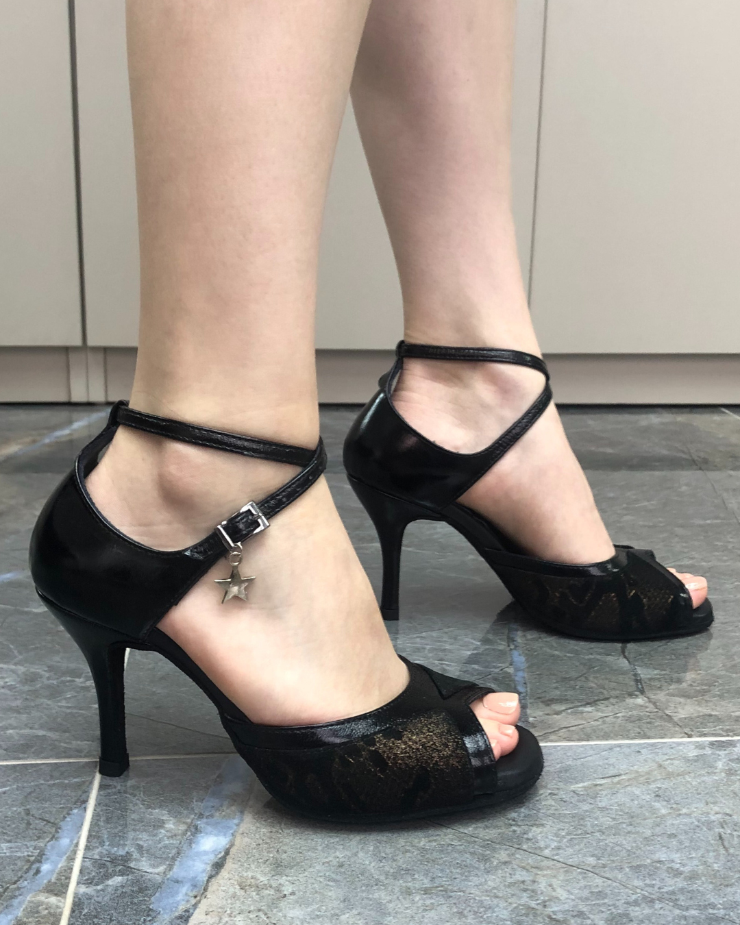 Aydilge 100% Leather Handmade Women's Tango Dance Shoes