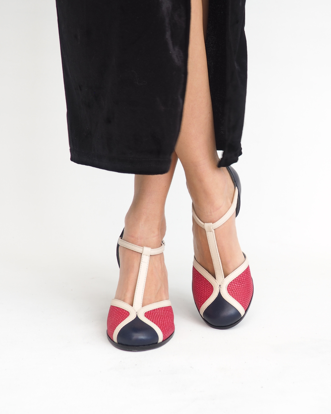 Almira %100 Deri El Yapımı Topuklu Ayakkabı