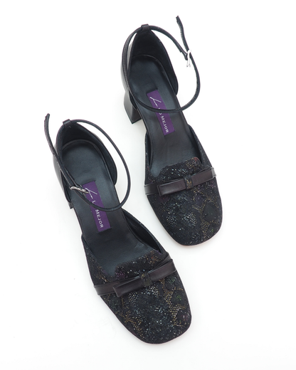 Elena %100 Deri El Yapımı Kadın Topuklu Ayakkabı