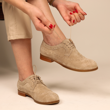 Zeta %100 Deri El Yapımı Kadın Ayakkabı