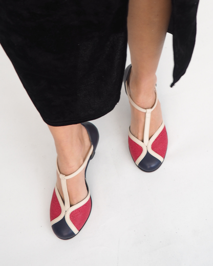 Almira %100 Deri El Yapımı Topuklu Ayakkabı