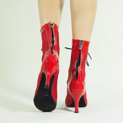 High Heels 100% Leather Handmade Women's Dance Boots