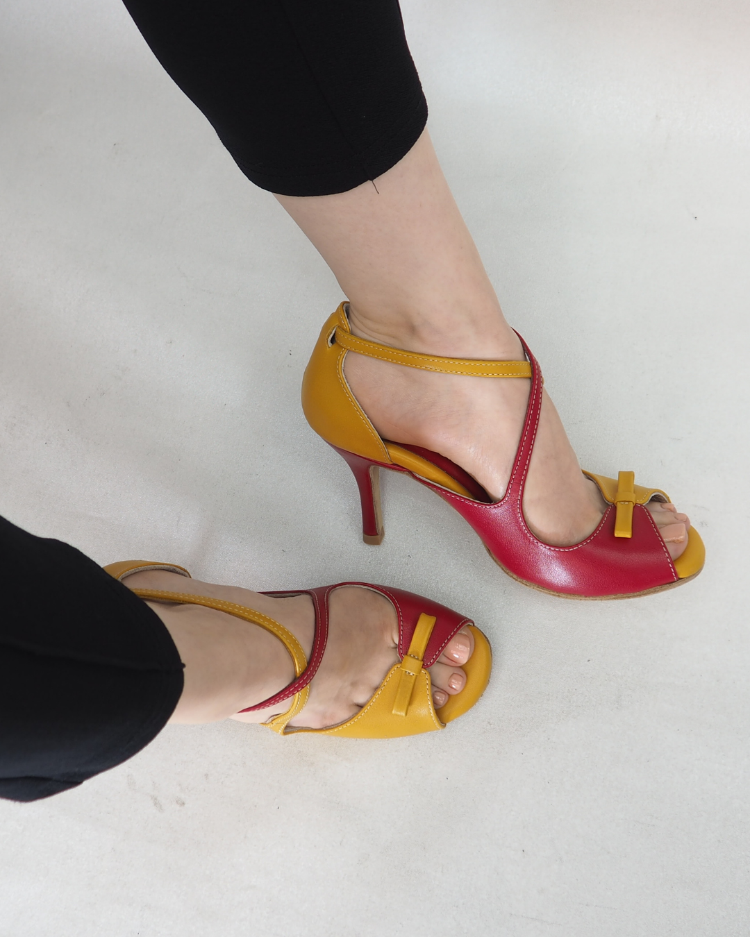 Aria 100% Leather Handmade Tango Dance Shoes