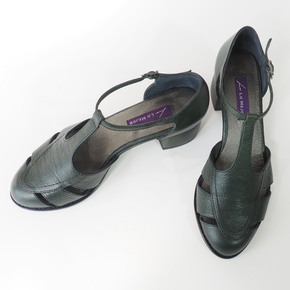 Gökçe 100% Leather Handmade Women's Heeled Sandals