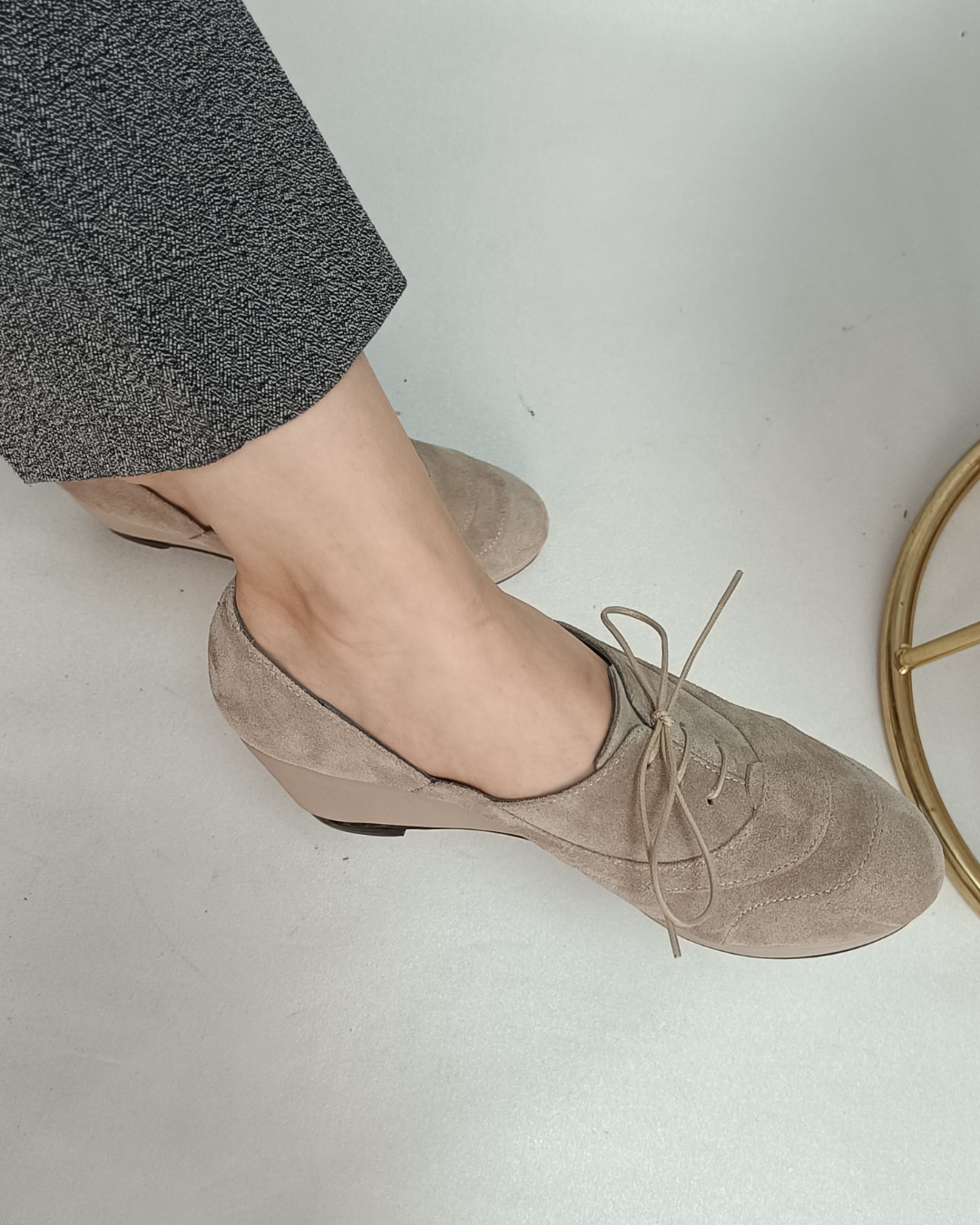 AVEN %100 Deri El Yapımı Kadın Platform Topuklu Ayakkabı