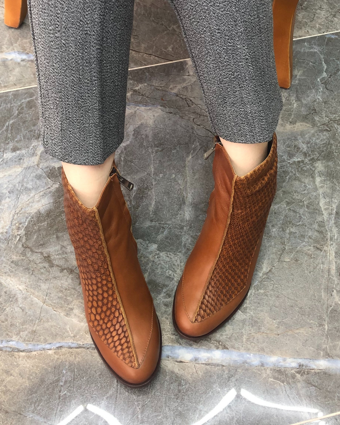 Bella Vista %100 Deri El Yapımı Kadın Bot