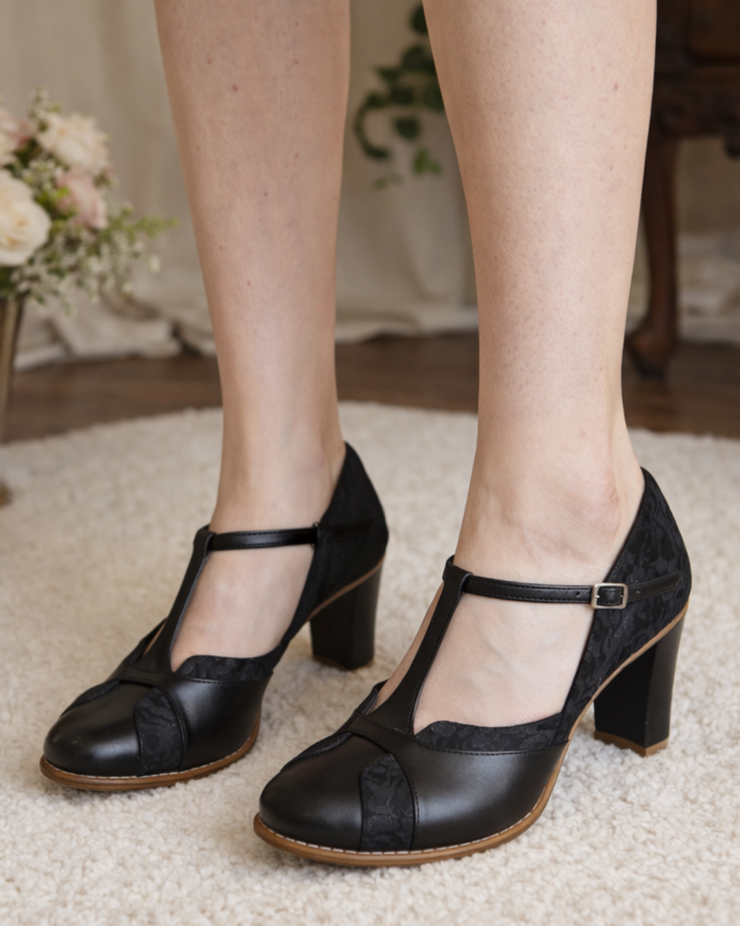 Begüm %100 Deri El Yapımı Kadın Topuklu Ayakkabı