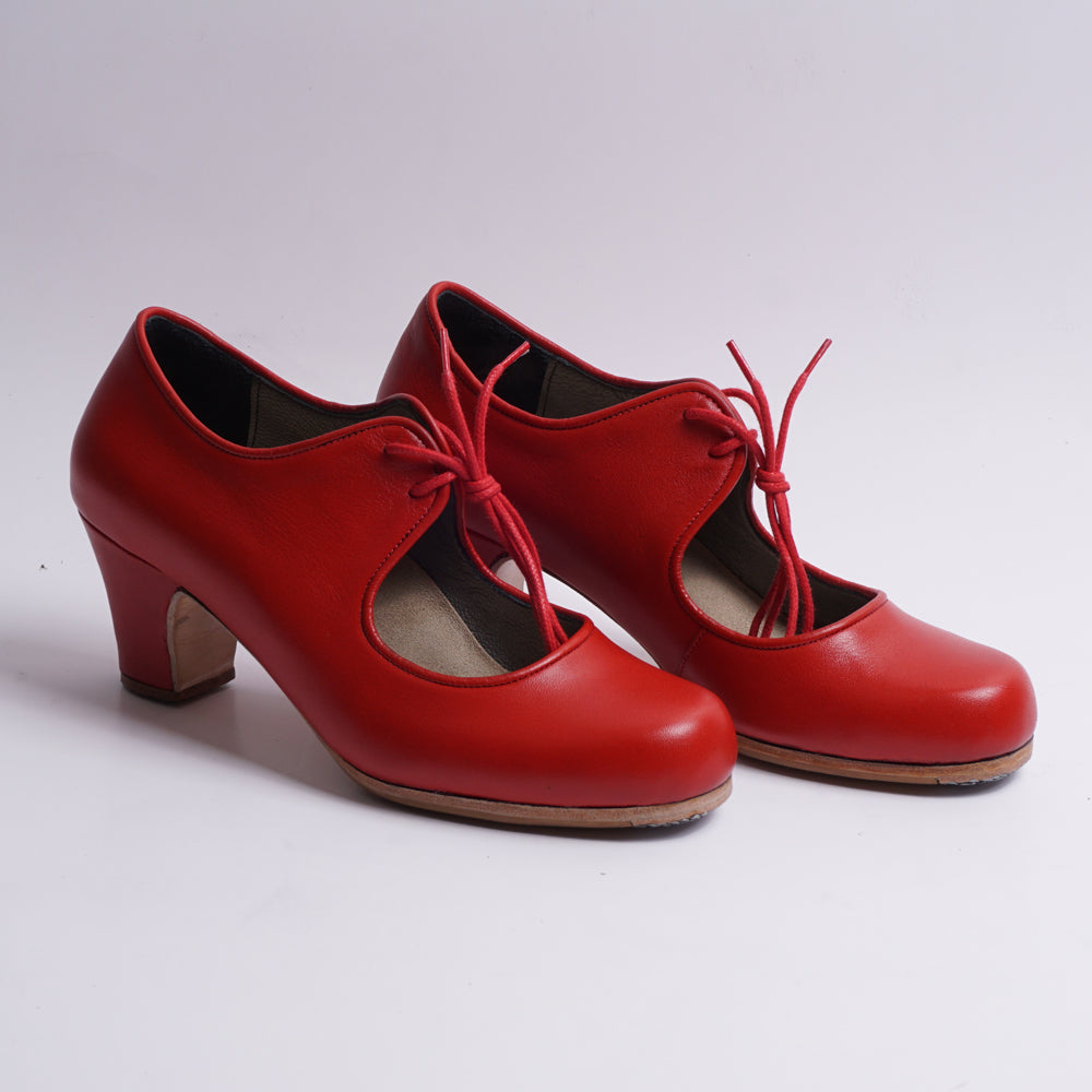 Alona %100 Deri El Yapımı Flamenko Dans Ayakkabısı