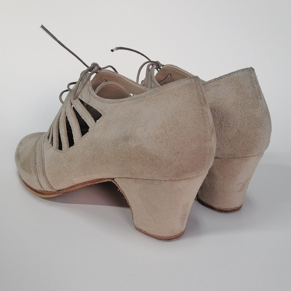 Carmen %100 Deri El Yapımı Flamenko Dans Ayakkabısı