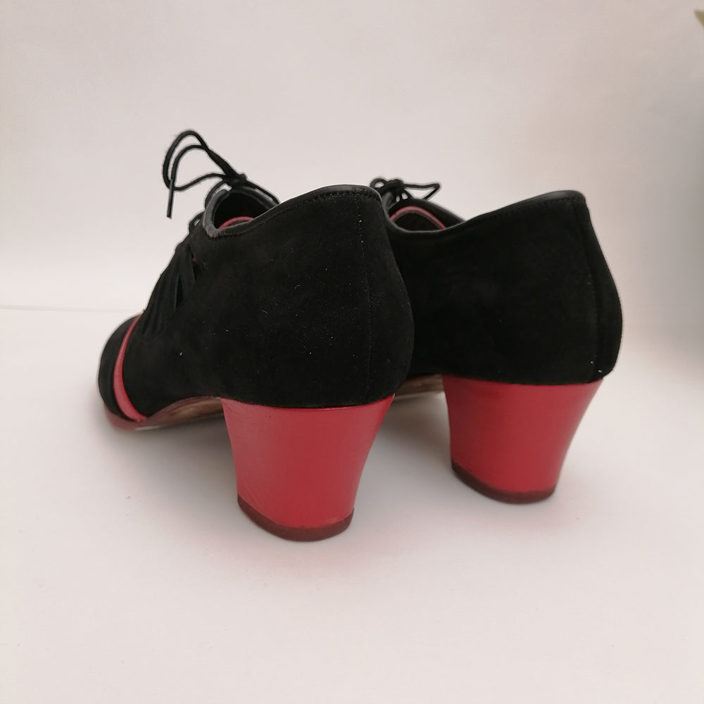 Carmen %100 Deri El Yapımı Flamenko Dans Ayakkabısı