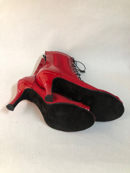 High Heels 100% Leather Handmade Women's Dance Boots