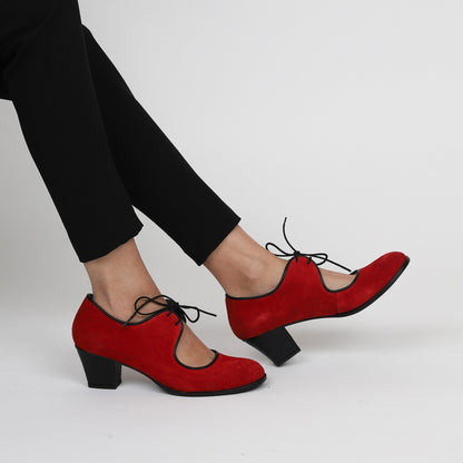 Heda 100% Leather Handmade Women's Heeled Shoes
