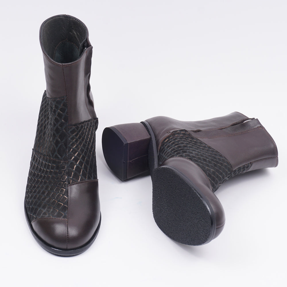 Milan % 100 Deri El Yapımı Kadın Bot