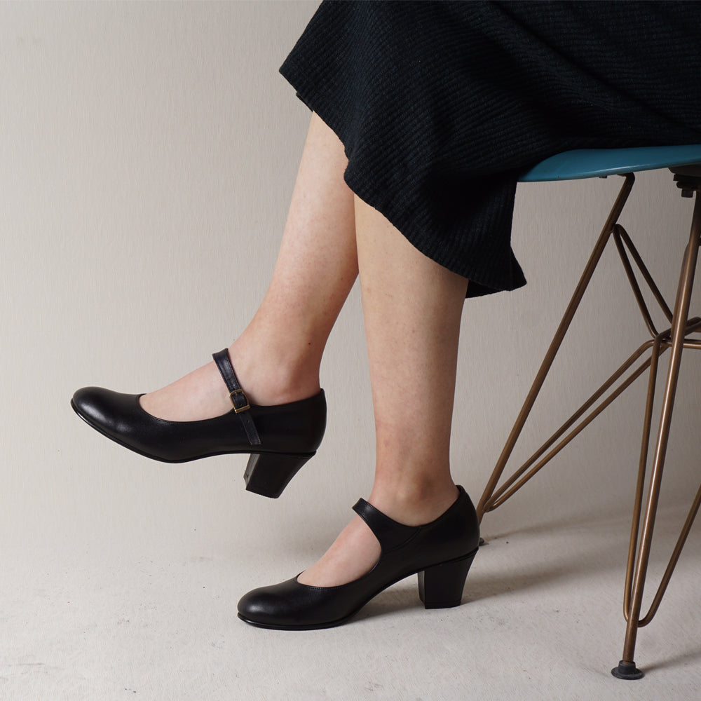 Sara %100 Deri El yapımı Kadın Topuklu Ayakkabı