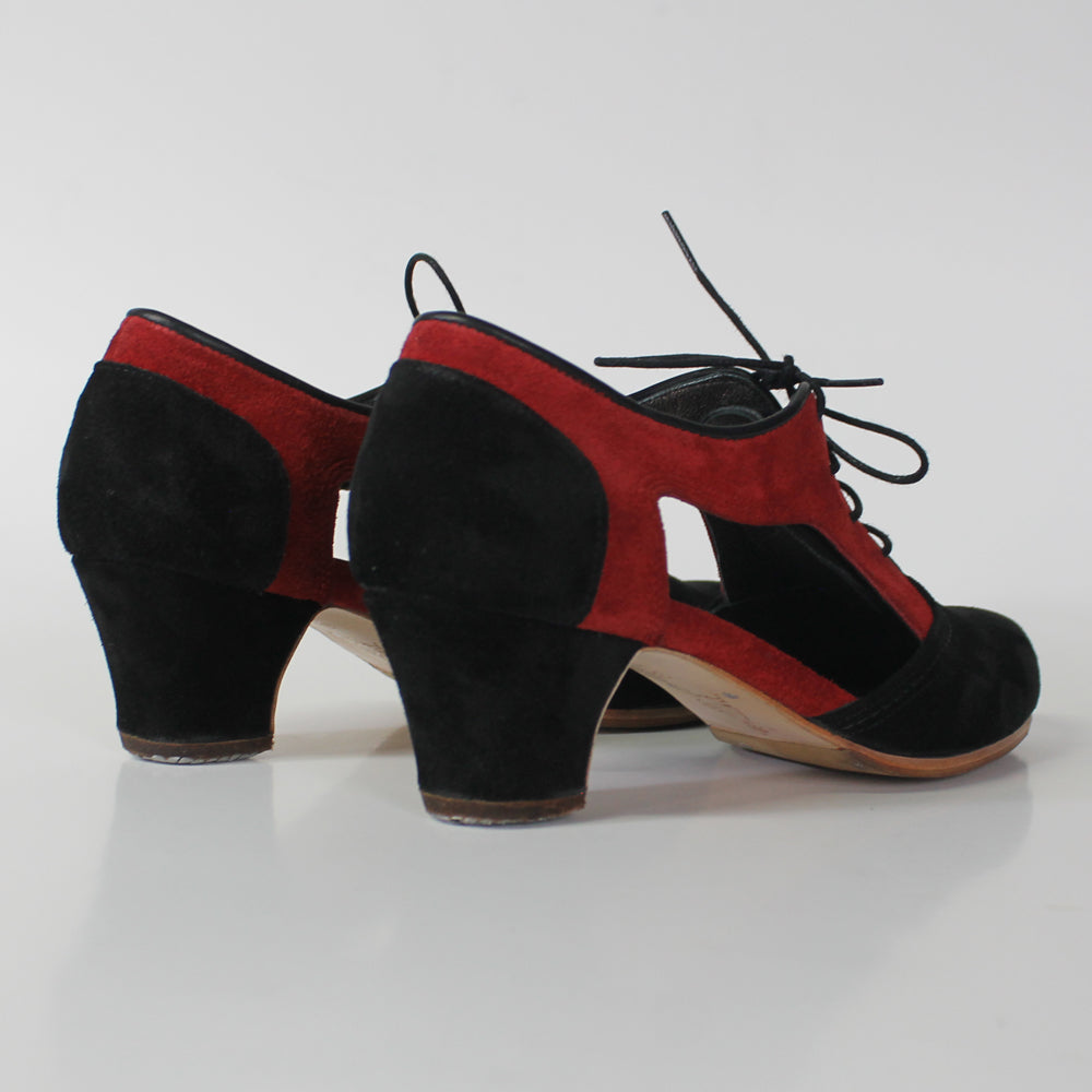 Gloria %100 Deri El Yapımı Flamenko Dans Ayakkabısı