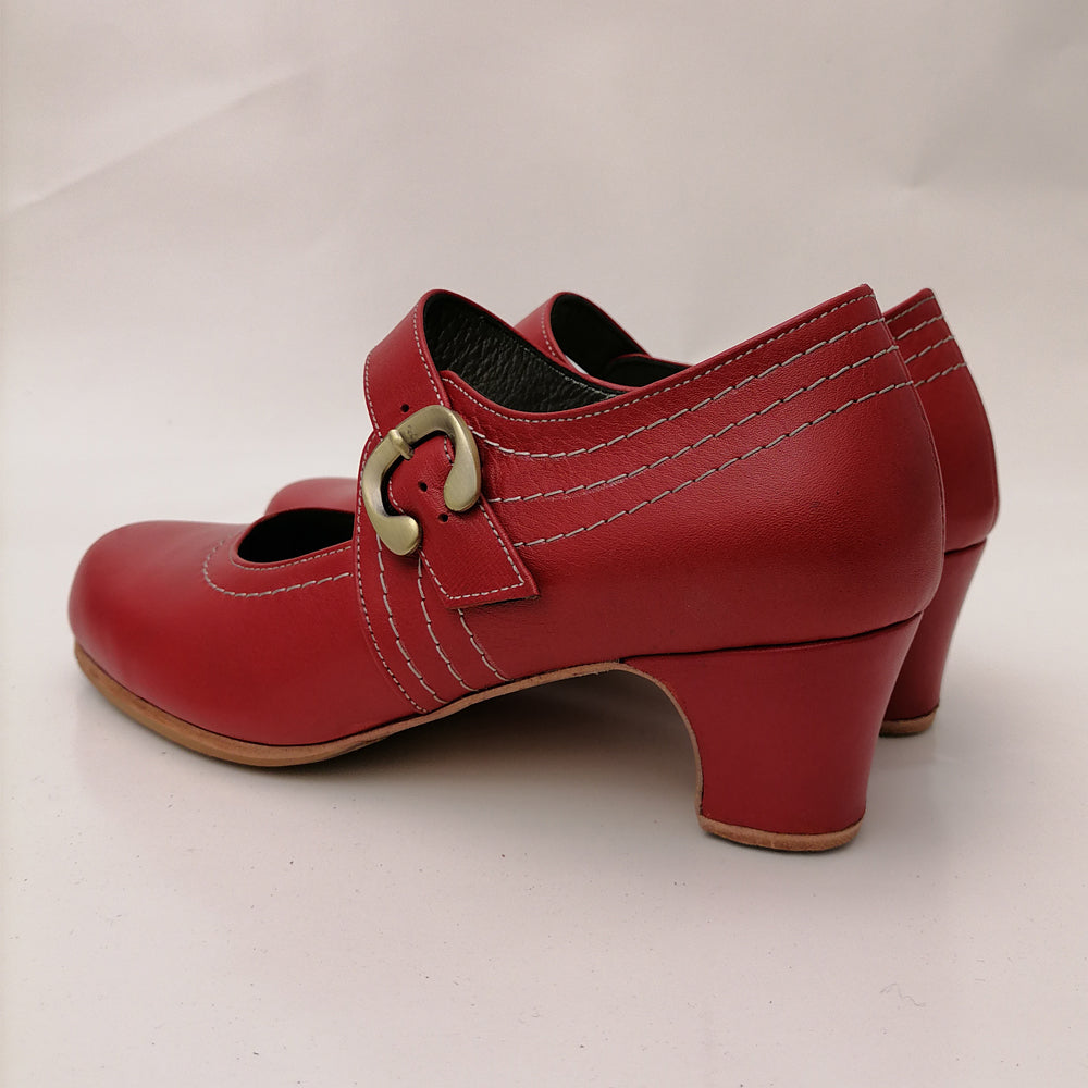 Maria %100 Deri El Yapımı Kadın Flamenko Ayakkabı