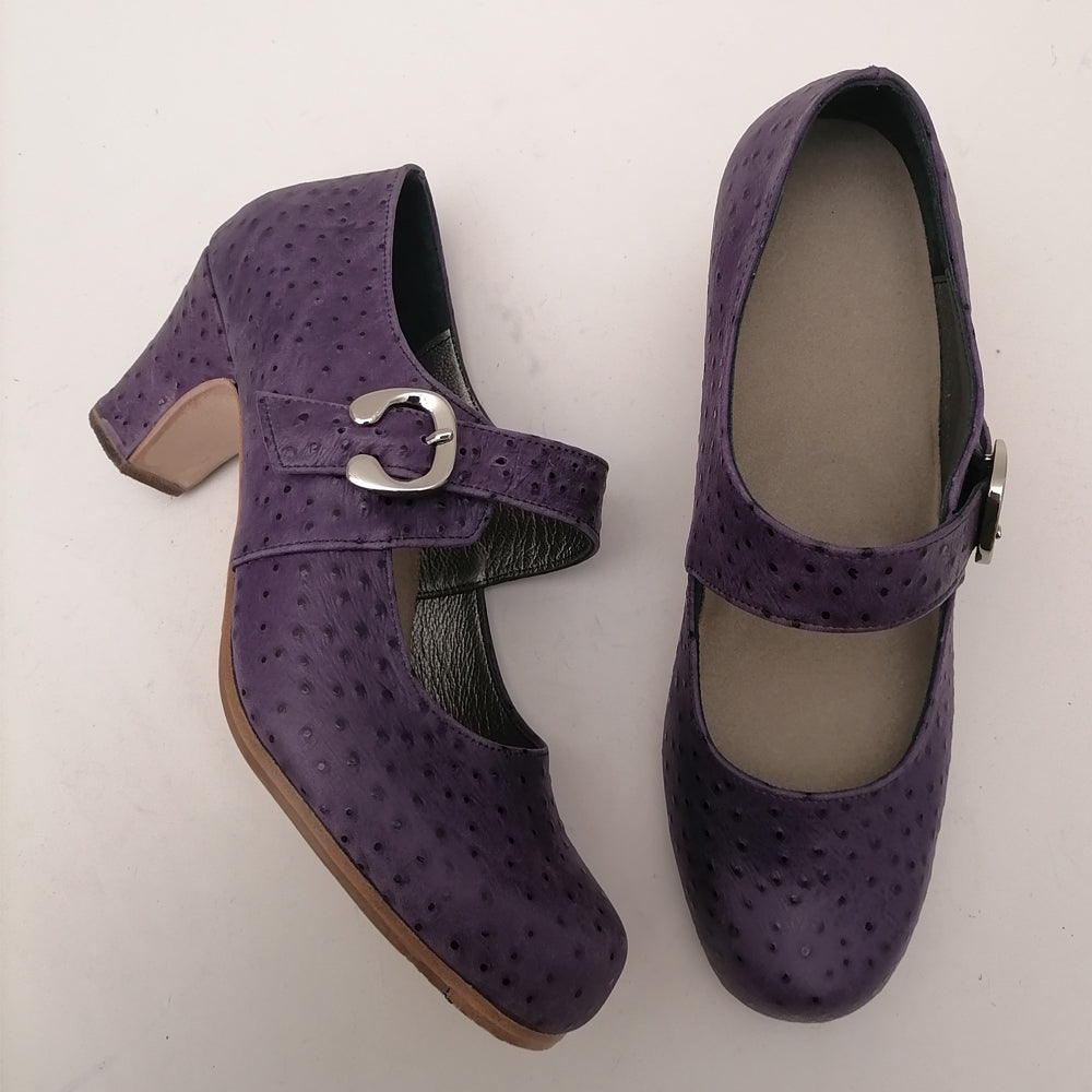 Maria %100 Deri El Yapımı Kadın Flamenko Ayakkabı