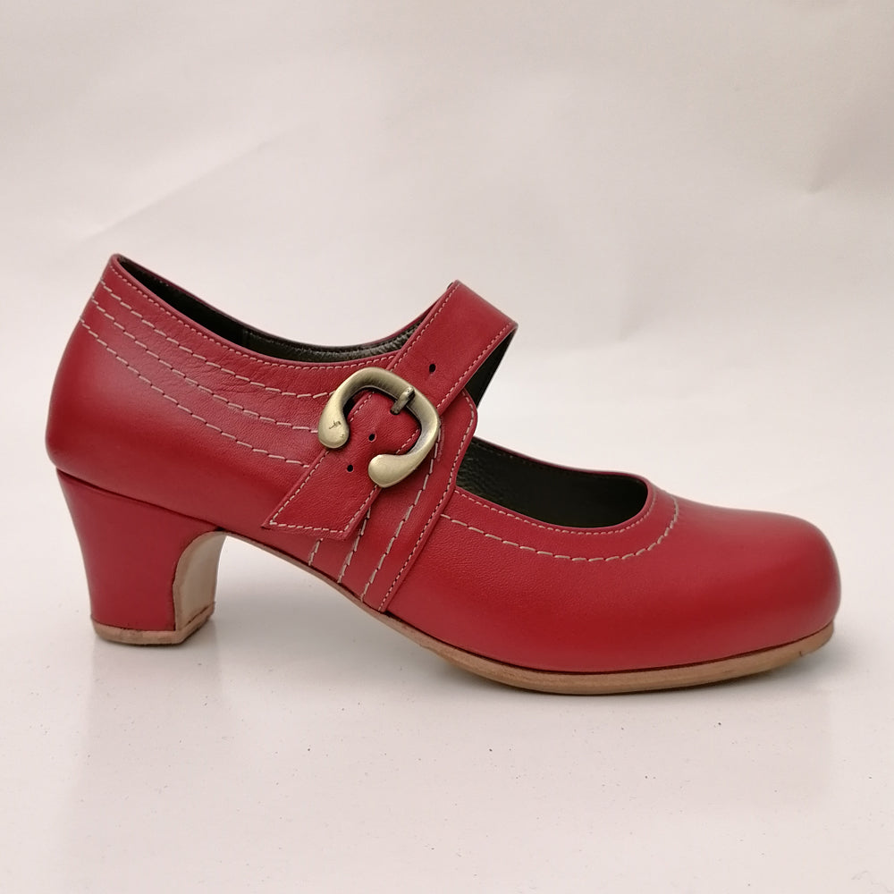 Maria %100 Deri El Yapımı Kadın Flamenko Ayakkabı