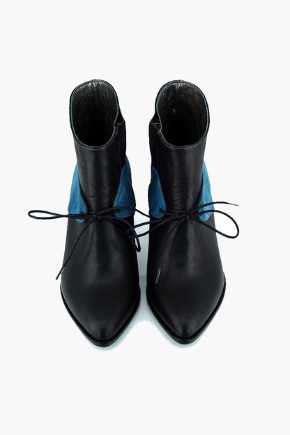 Bubu 100% Leather Handmade Women's Heeled Boots